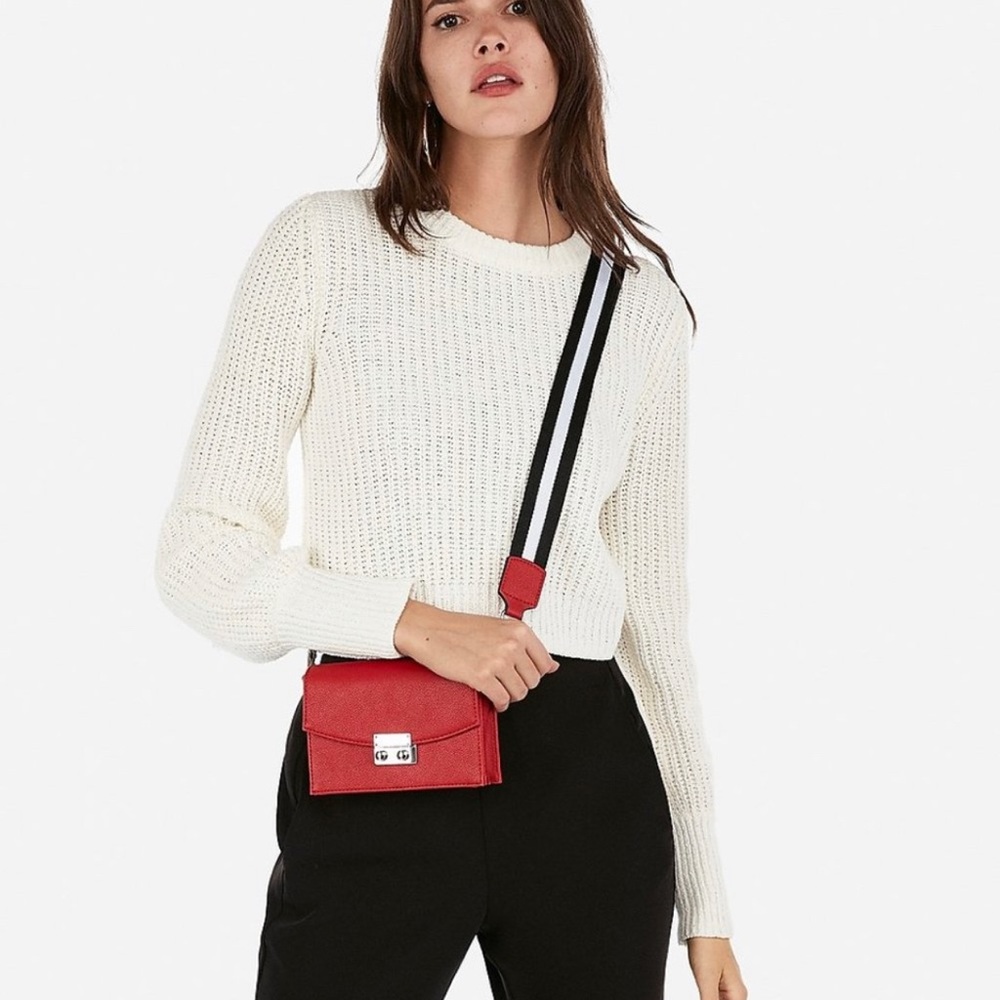 Express X Olivia Culpo cropped sweater